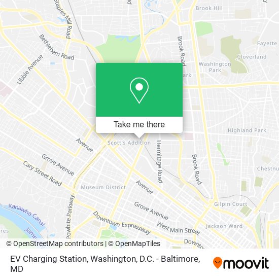 Mapa de EV Charging Station