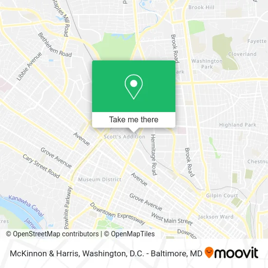 McKinnon & Harris map