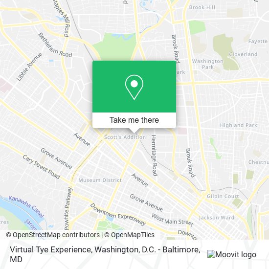 Mapa de Virtual Tye Experience