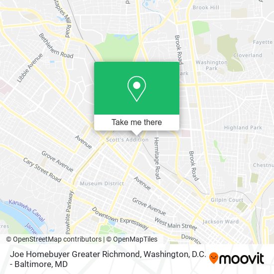 Joe Homebuyer Greater Richmond map