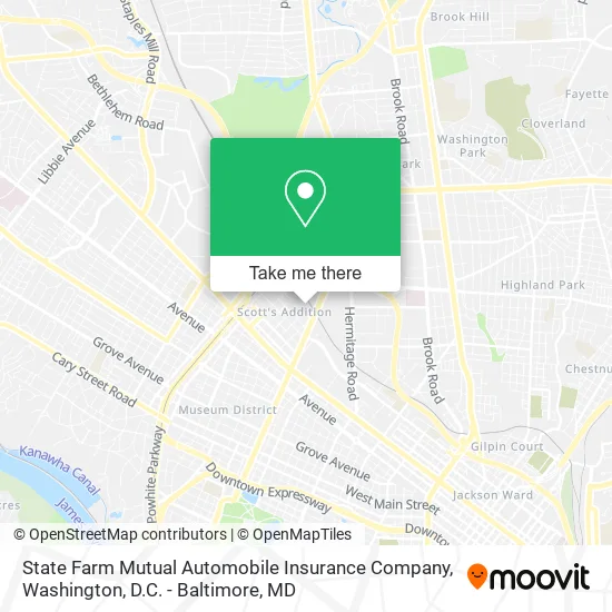 State Farm Mutual Automobile Insurance Company map