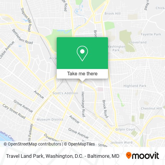 Travel Land Park map