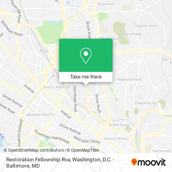 Restoration Fellowship Rva map