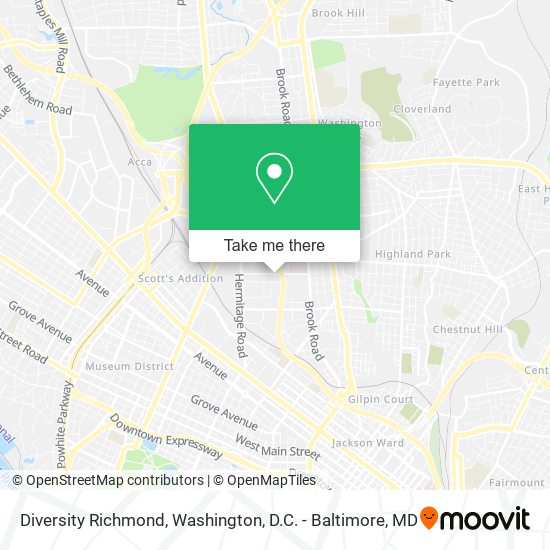 Mapa de Diversity Richmond