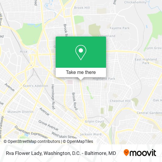 Mapa de Rva Flower Lady