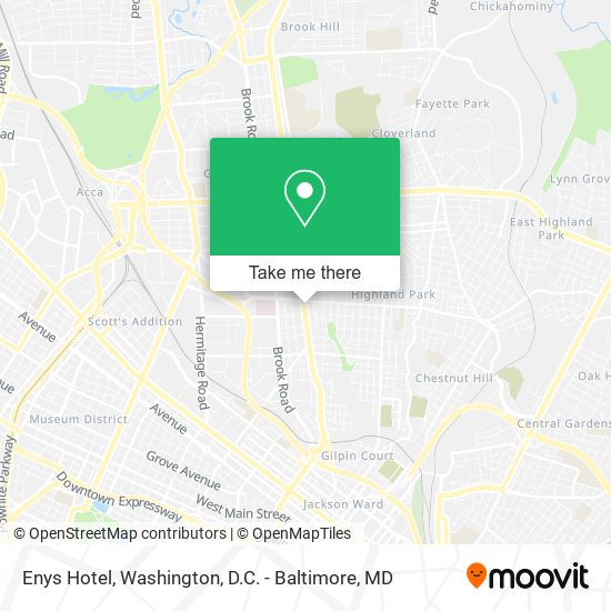 Enys Hotel map