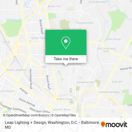 Mapa de Leap Lighting + Design