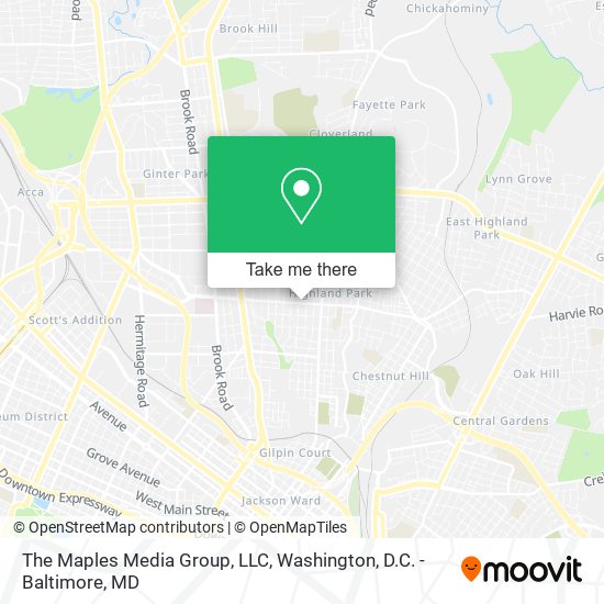 The Maples Media Group, LLC map