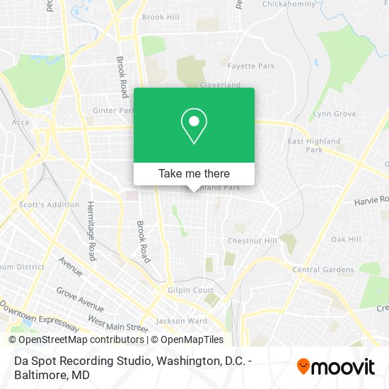 Da Spot Recording Studio map