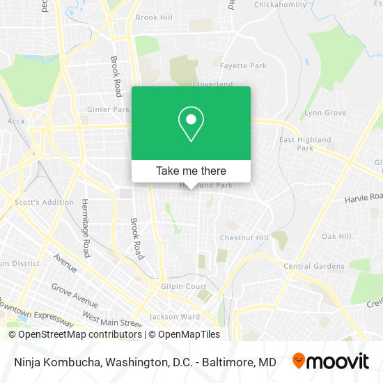 Mapa de Ninja Kombucha