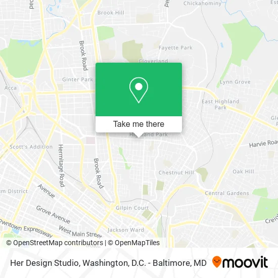 Her Design Studio map