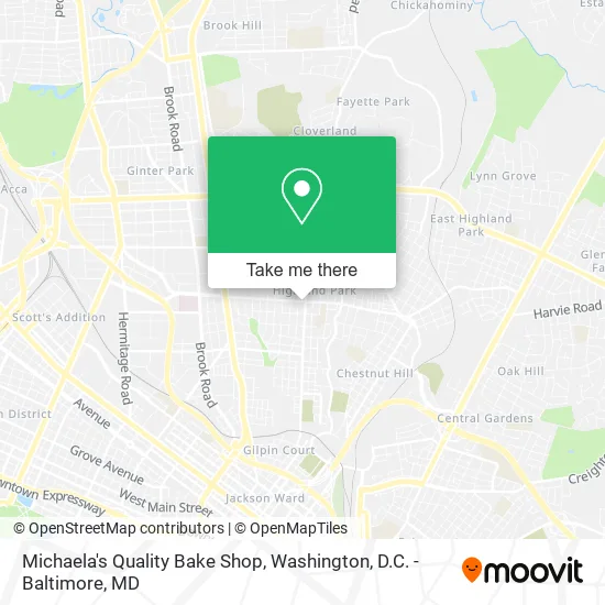 Mapa de Michaela's Quality Bake Shop