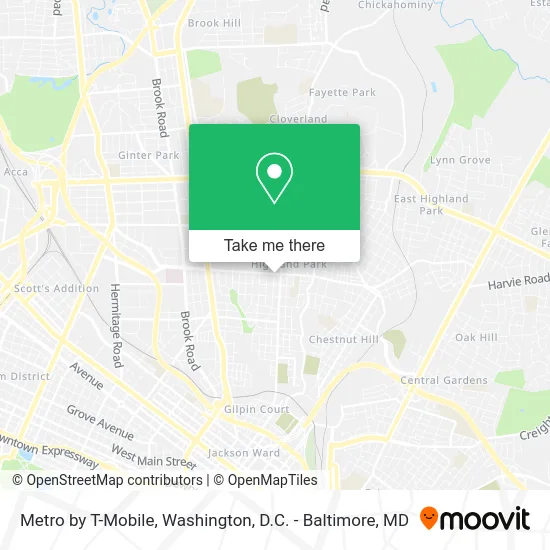 Metro by T-Mobile map