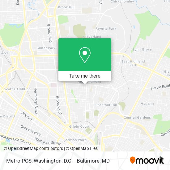 Metro PCS map