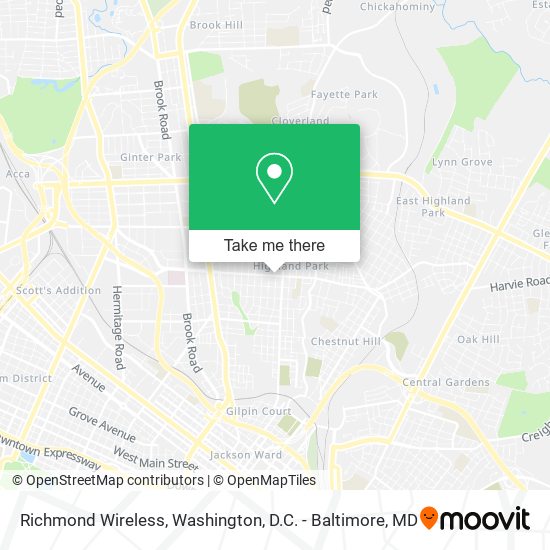 Richmond Wireless map