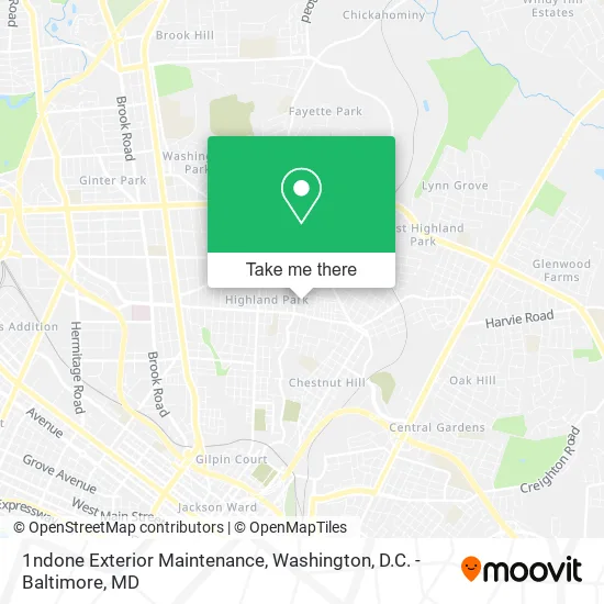 1ndone Exterior Maintenance map