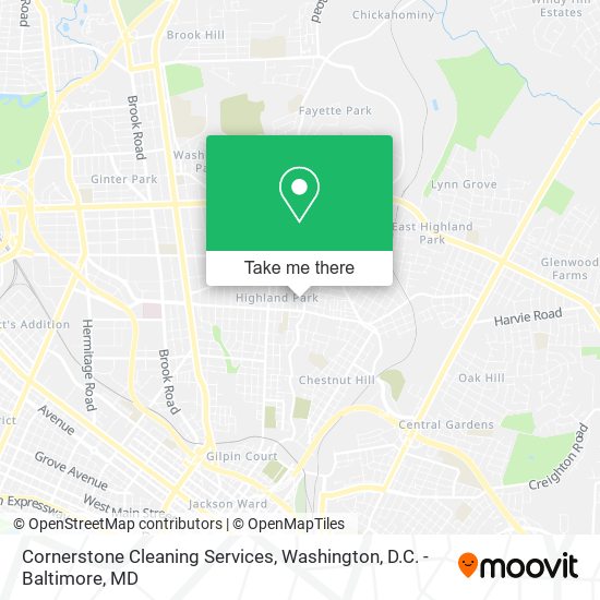 Cornerstone Cleaning Services map