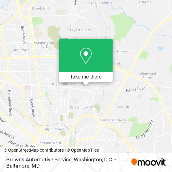 Browns Automotive Service map