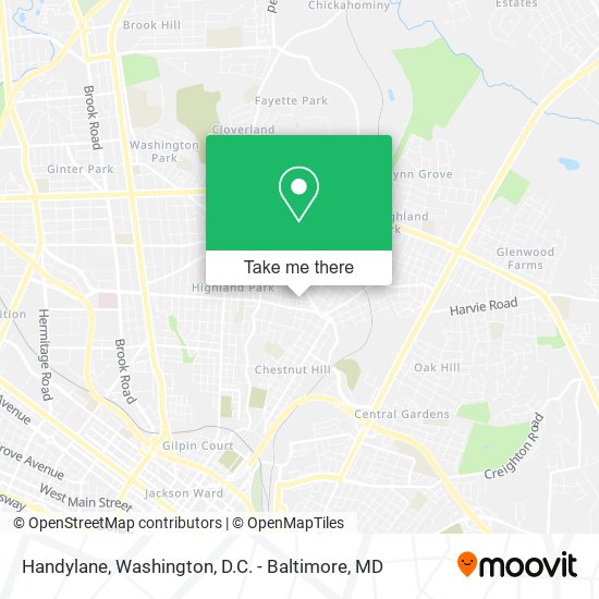 Handylane map