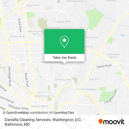Daniella Cleaning Services map