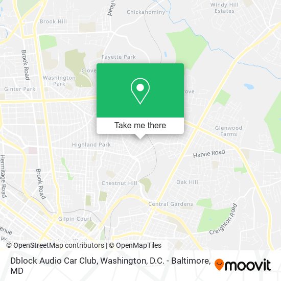 Dblock Audio Car Club map