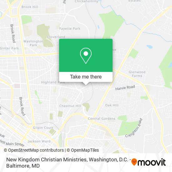 Mapa de New Kingdom Christian Ministries