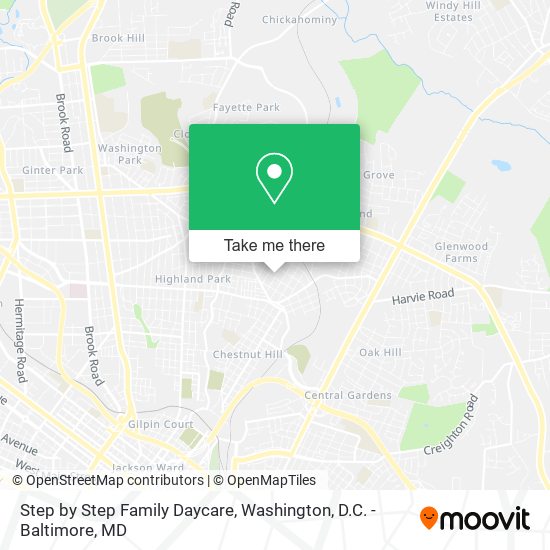 Mapa de Step by Step Family Daycare
