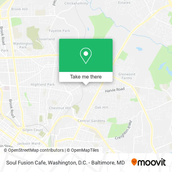 Soul Fusion Cafe map