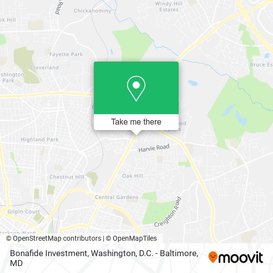 Mapa de Bonafide Investment