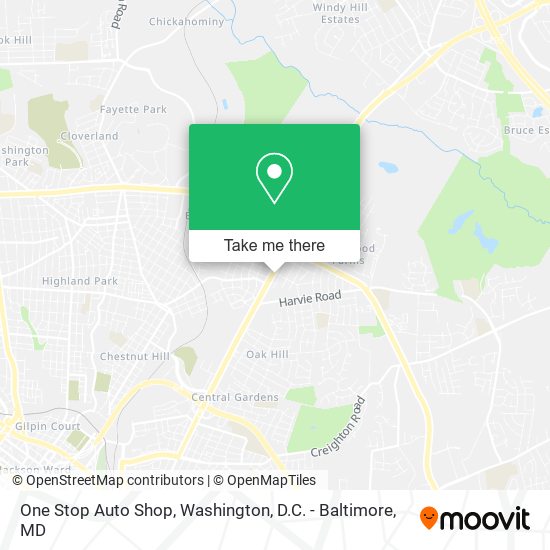 One Stop Auto Shop map