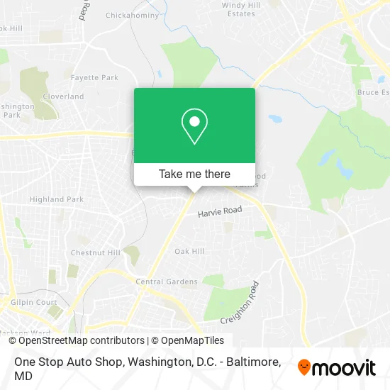One Stop Auto Shop map
