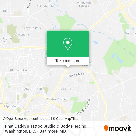 Phat Daddy's Tattoo Studio & Body Piercing map