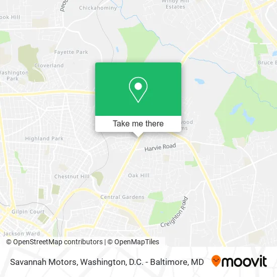 Savannah Motors map