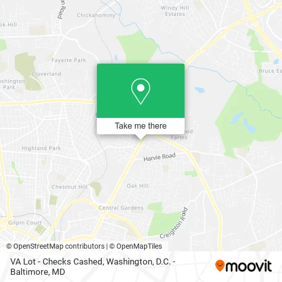VA Lot - Checks Cashed map