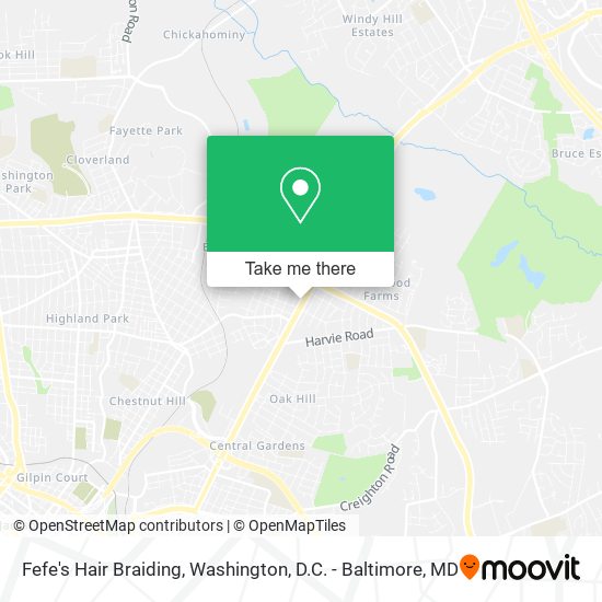 Fefe's Hair Braiding map