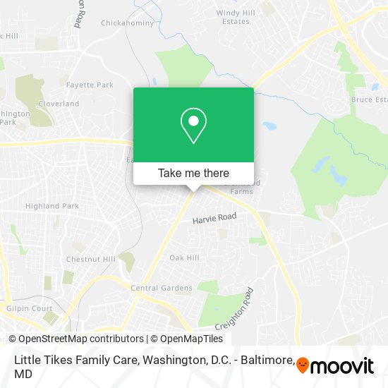 Little Tikes Family Care map