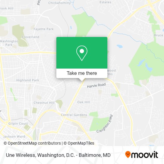 Une Wireless map