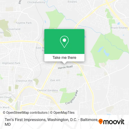 Teri's First Impressions map