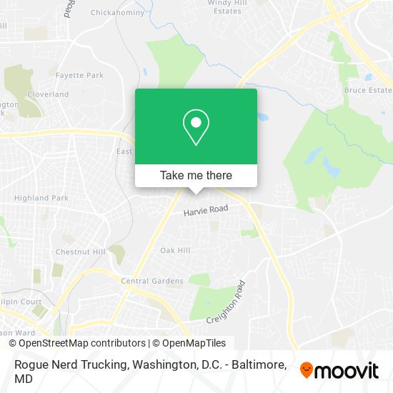 Rogue Nerd Trucking map