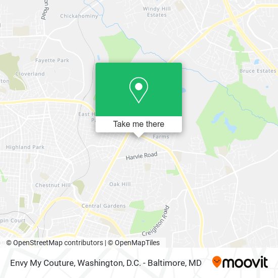Envy My Couture map