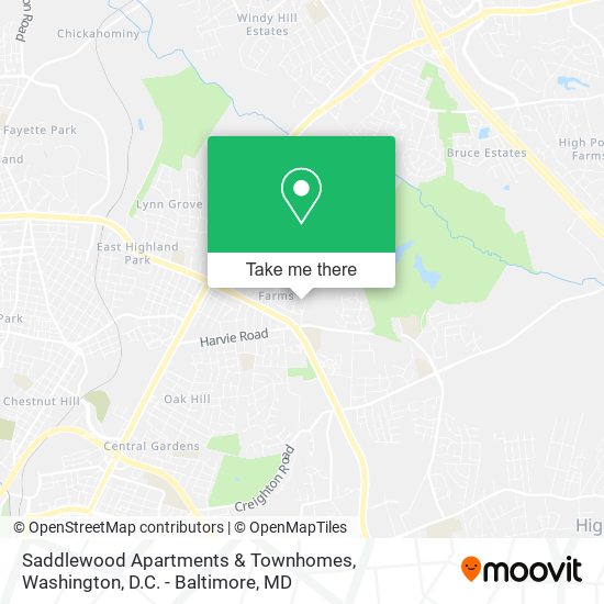 Saddlewood Apartments & Townhomes map