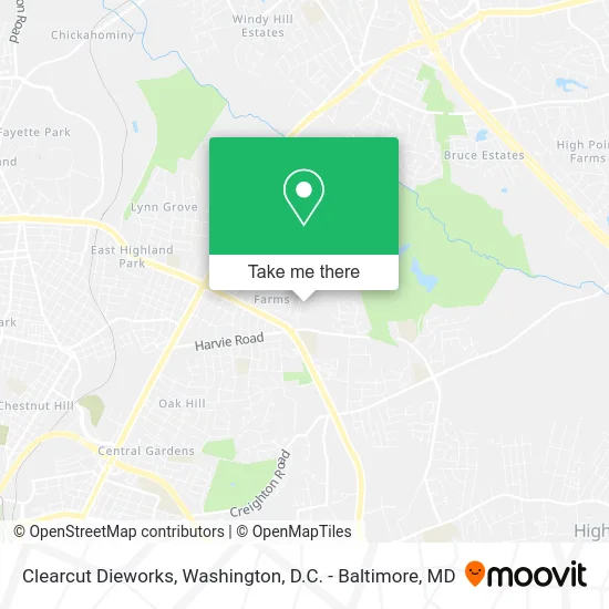 Clearcut Dieworks map