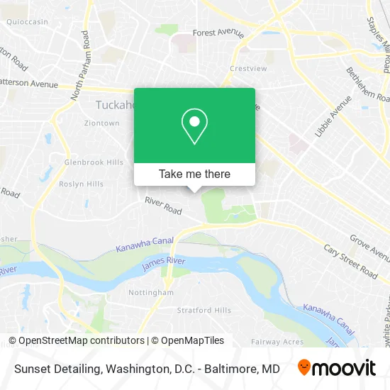 Sunset Detailing map