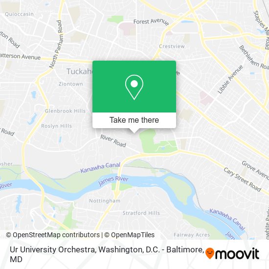 Mapa de Ur University Orchestra