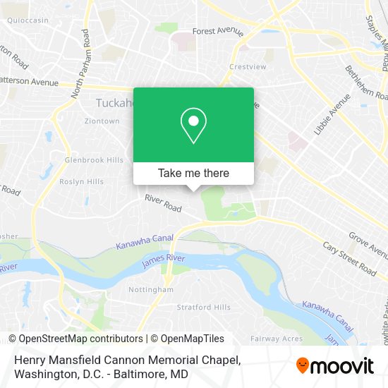 Mapa de Henry Mansfield Cannon Memorial Chapel