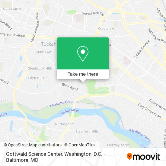 Gottwald Science Center map