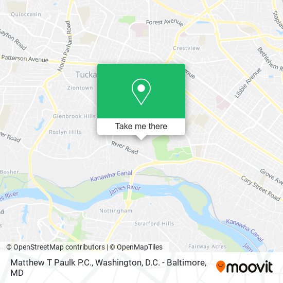 Matthew T Paulk P.C. map