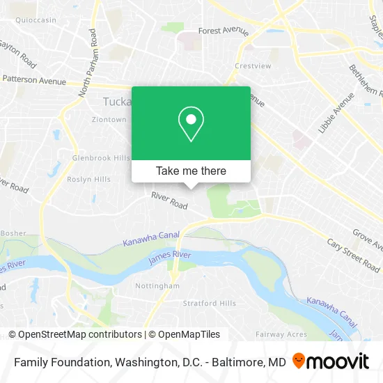 Family Foundation map