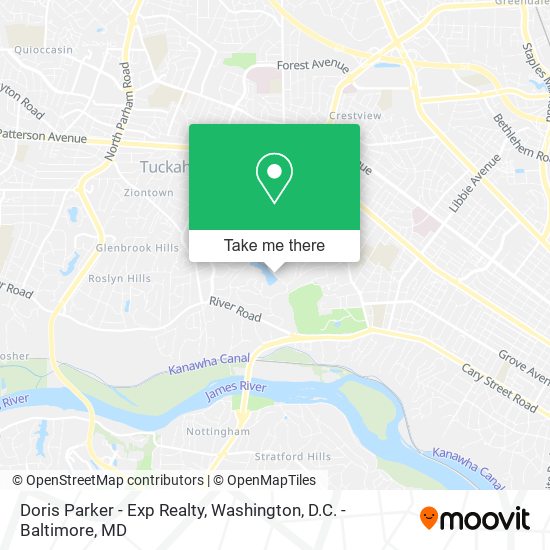 Mapa de Doris Parker - Exp Realty