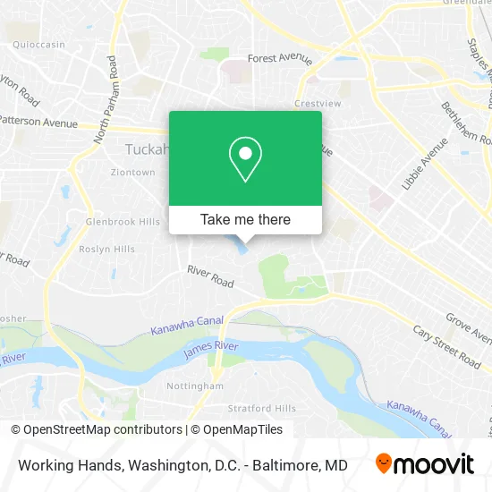 Working Hands map